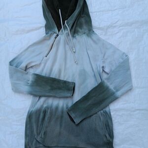 AMPERSAND AVE Olive and Gray Hoodie